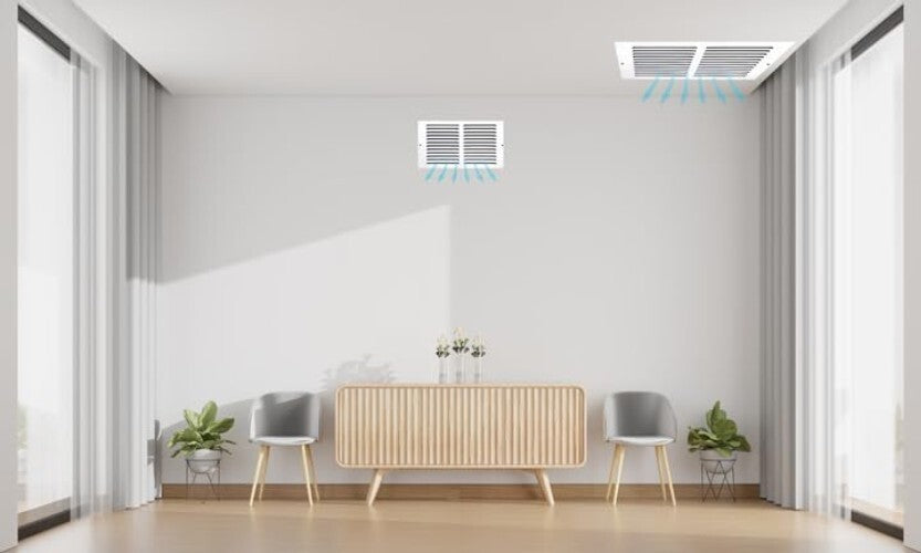 Durable 24'' x 36'' Sidewall and Ceiling Air Grille - Effortless Installation