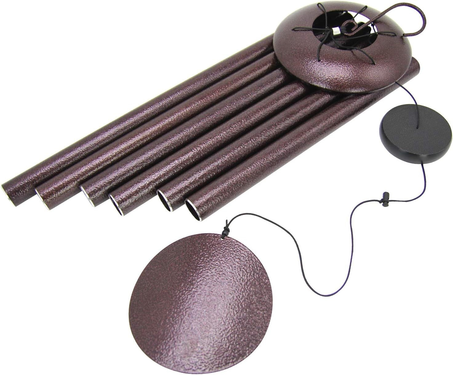 36" Outdoor Wind Chimes in Bronze - Deep Tones for Memorial Remembrance