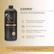 Load image into Gallery viewer, Cosmo Self-Tanning Spray - Radiant Tan with Warm &amp; Cool Undertones, 34 fl. oz.