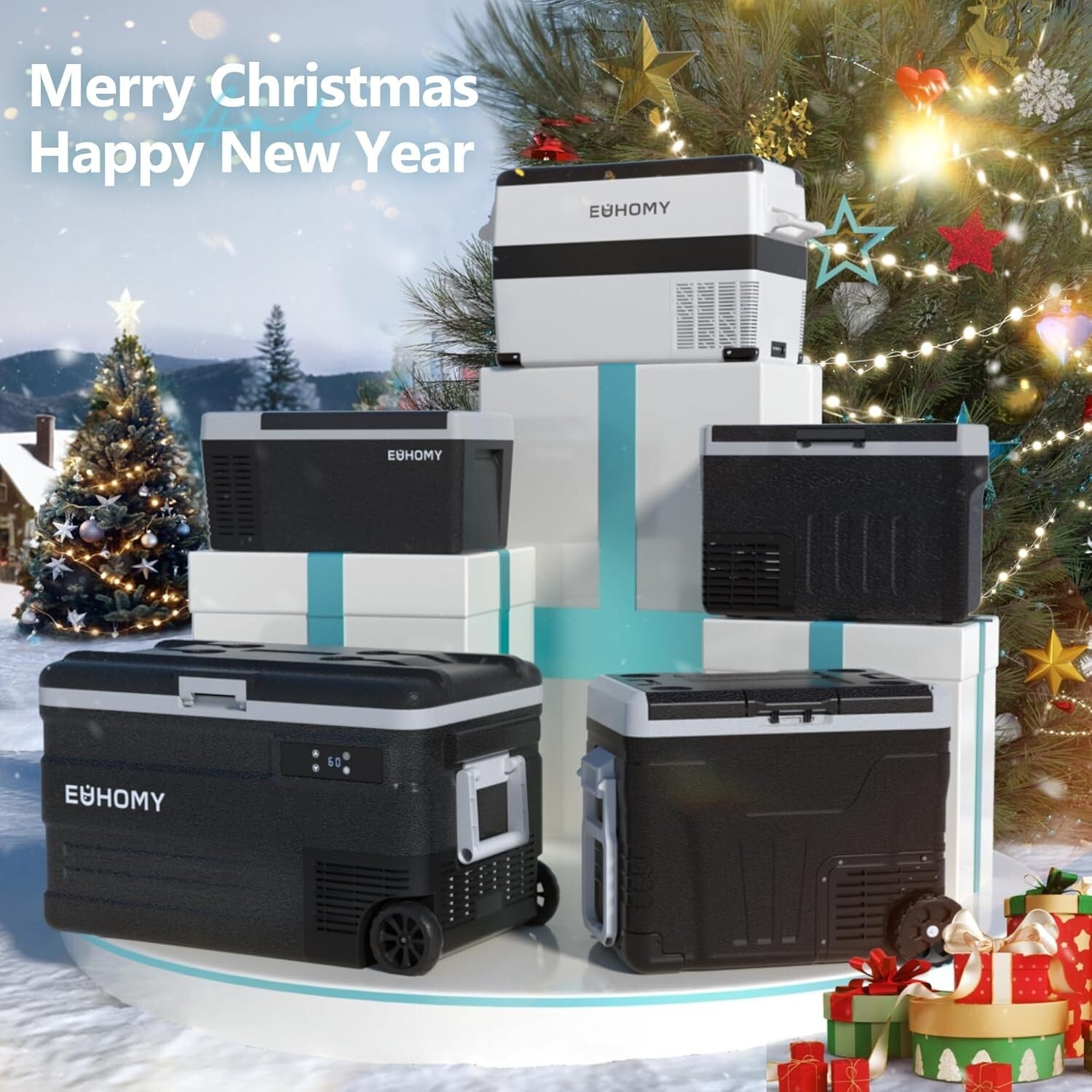 Energy Efficient 12V Portable Freezer with Magnetic Sealing for Reliable Cooling