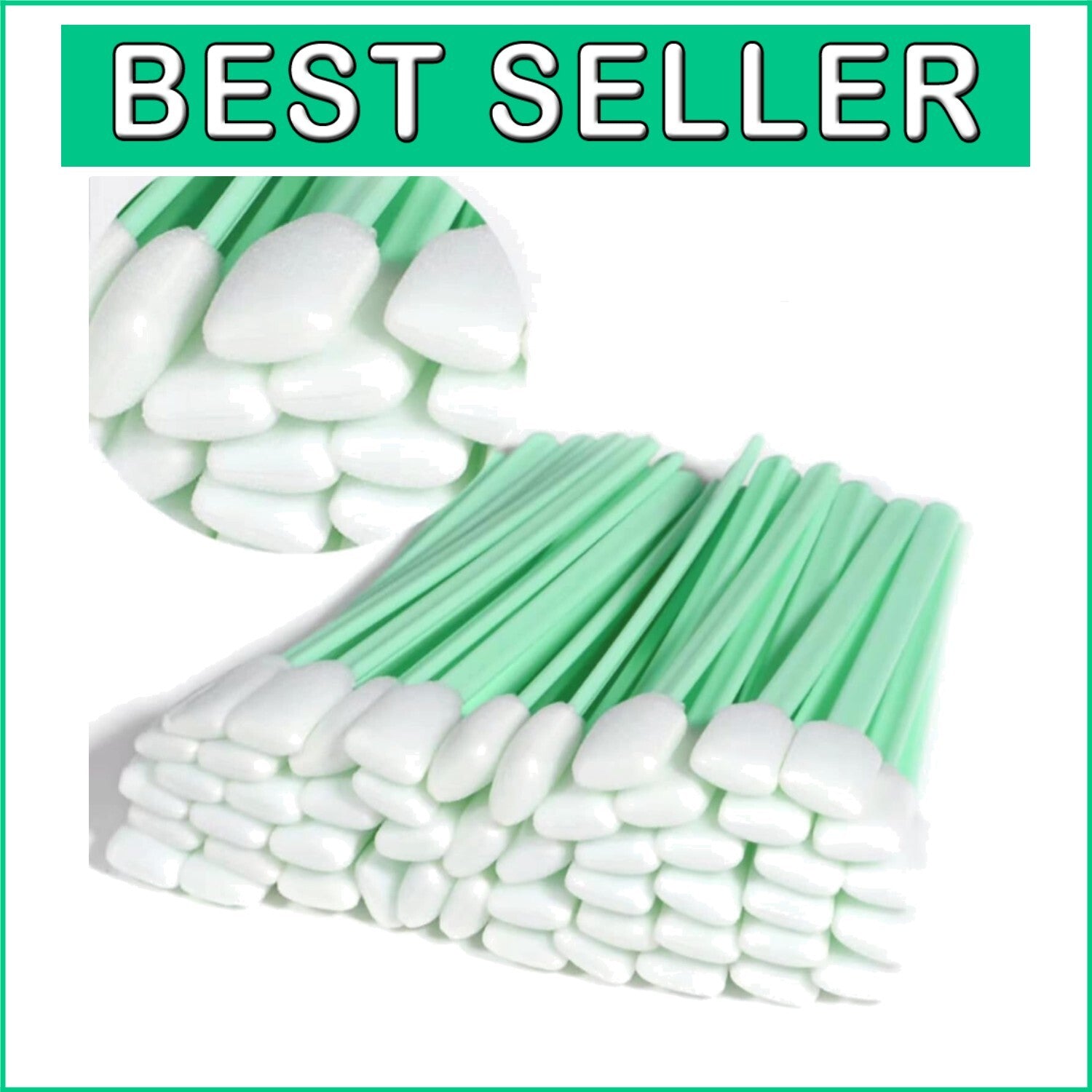 Versatile 400 PCS Foam Swab Set for Printers, Cameras, and Optical Cleaning