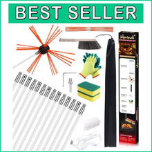 Load image into Gallery viewer, Complete 46ft Chimney Sweep Kit - Includes Tools for Professional Results