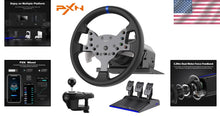 Load image into Gallery viewer, Immersive V99 Racing Wheel with 11.8-inch Grip &amp; Multi-Platform Compatibility