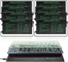 Load image into Gallery viewer, 8-Pack Waterproof Plant Heating Pads - Energy Efficient for Seedling Success