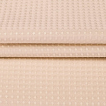 Load image into Gallery viewer, Stylish 71x74 Dotted Waffle Weave Shower Curtain with Snap-in Liner, Indoor Use