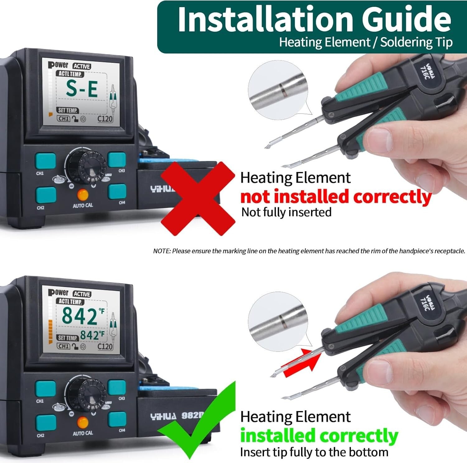 High-Performance Hot Tweezers Soldering Station - Intelligent Features & Display