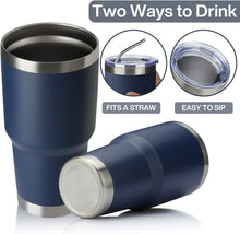 Load image into Gallery viewer, Durable 30oz Double Wall Coffee Tumblers - BPA-Free for On-the-Go Beverages