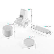Load image into Gallery viewer, Efficient Childproofing: 12 Adhesive Magnetic Locks &amp; 2 Key System for Cabinets