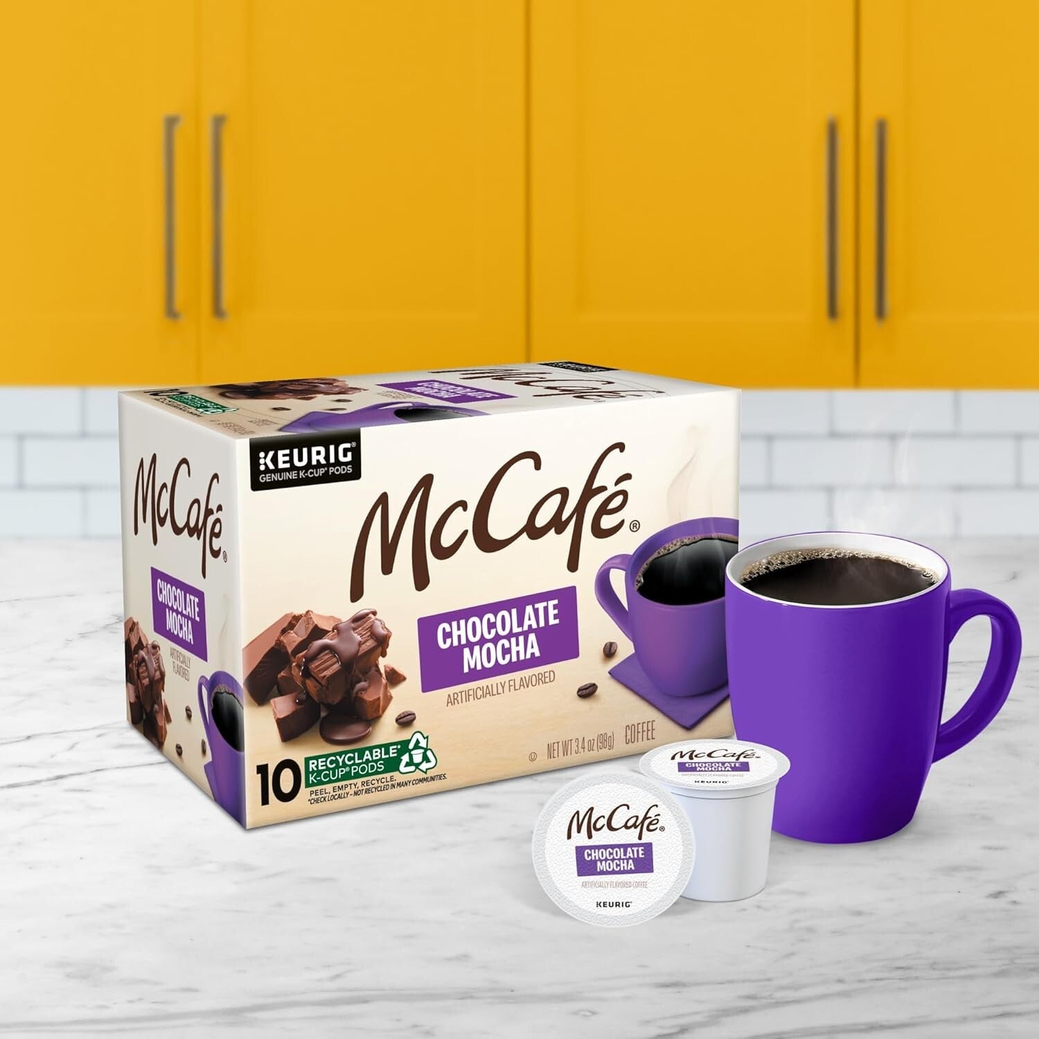 60 Count McCafé Chocolate Mocha Pods - Rich Flavor Chemistry with Arabica Beans
