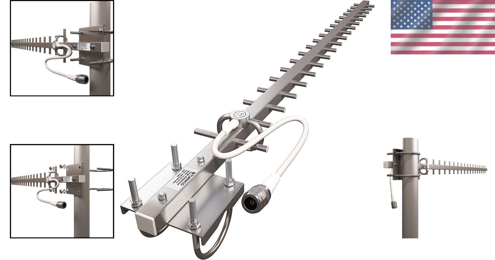 Weatherproof 2.4GHz Yagi Antenna - 17dBi High Gain for Reliable Connectivity