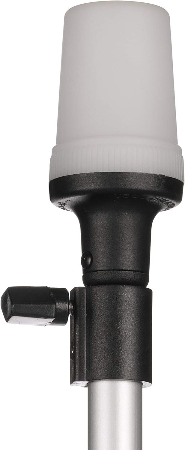 Effortless Setup Telescoping Pole Light - 12 Watts with Space-Efficient Storage