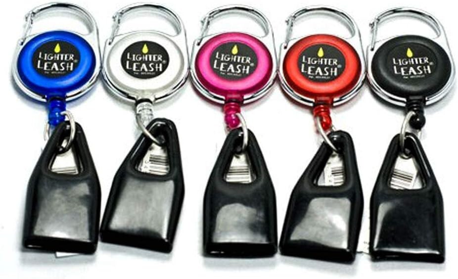Multicolor Premium Clip Set: 30 Durable Carabiner Clips with Lighter Holders