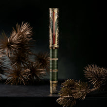 Load image into Gallery viewer, Elegant Metal Fountain Pen with Qin Dynasty Design - Fine Nib and Gift Box