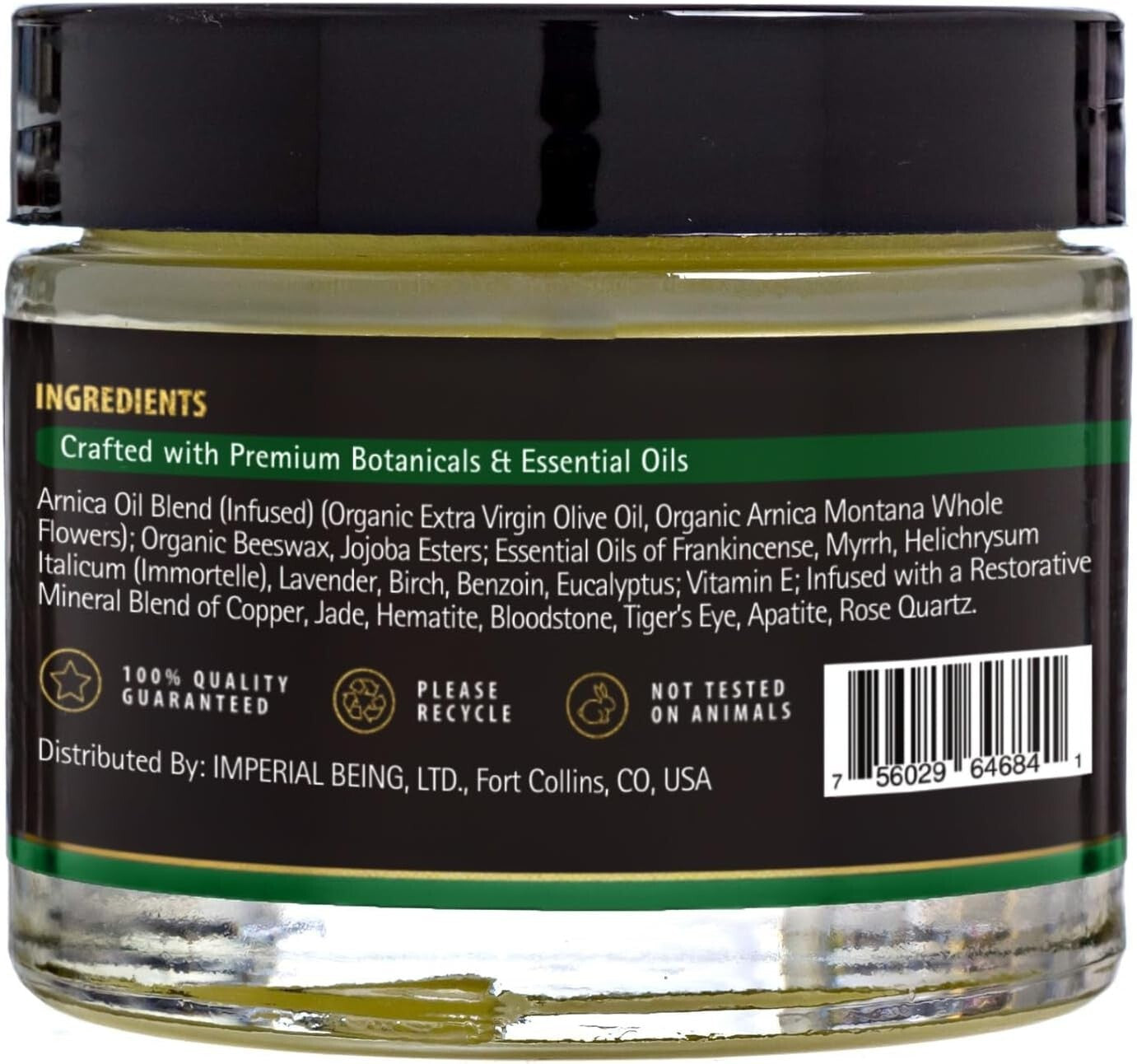 Luxurious Organic Arnica Salve for Skin Nourishment & Soothing Muscle Relaxation