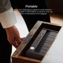 Load image into Gallery viewer, Biometric Fingerprint Gun Safe with Quick Access and Keypad - Secure Storage
