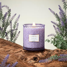 Load image into Gallery viewer, Eco-Friendly Lavender Suede Candle - Long Burning Luxury for Home Aromatherapy