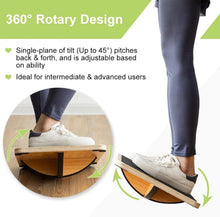 Load image into Gallery viewer, Advanced Rocker Balance Board - 350 lb Capacity, Ideal for Core &amp; Rehab Training