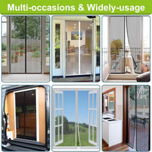 Load image into Gallery viewer, Magnetic Bug Screen Door – Heavy-Duty Mesh 48" x 96" Fits Doors Up to 46" x 94"