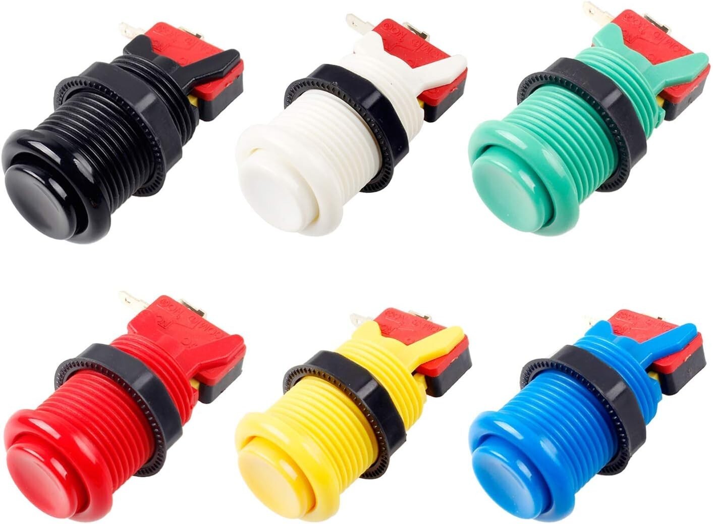 Classic Arcade Game DIY Kit for 2 Players - Complete Joystick & Button Setup