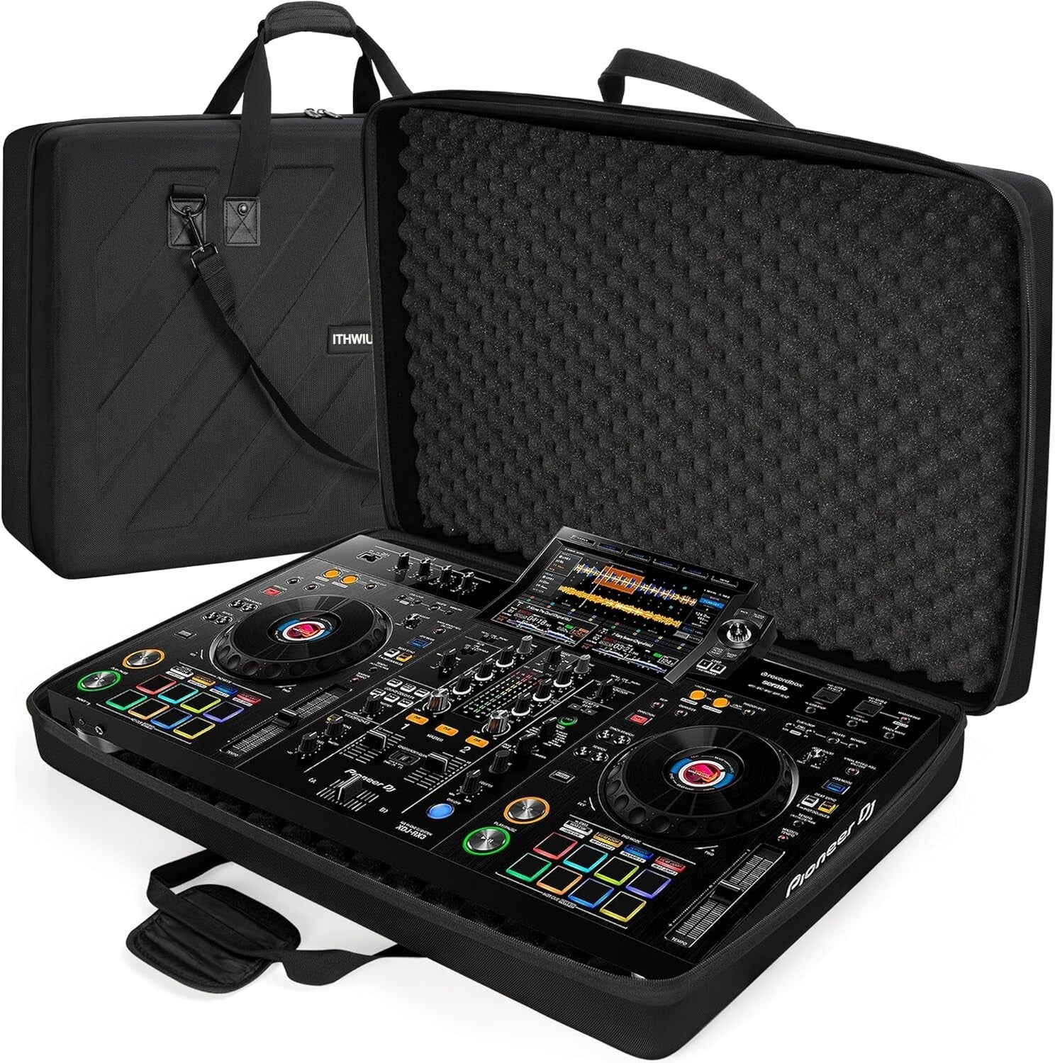 Durable Lightweight DJ Equipment Case Fits Pioneer DDJ RX2/RX3 – Compact Design