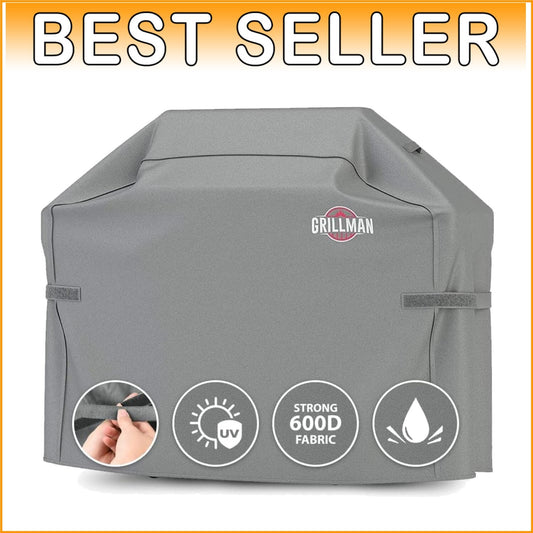 Durable Outdoor Grill Cover 60"L x 28"W x 44"H - Fits Most Gas & Charcoal Grills