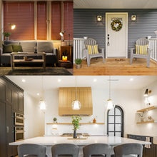 Load image into Gallery viewer, Elegant A19 LED Edison Bulbs 4-Pack - 60W Equivalent, 3500K Natural White Light