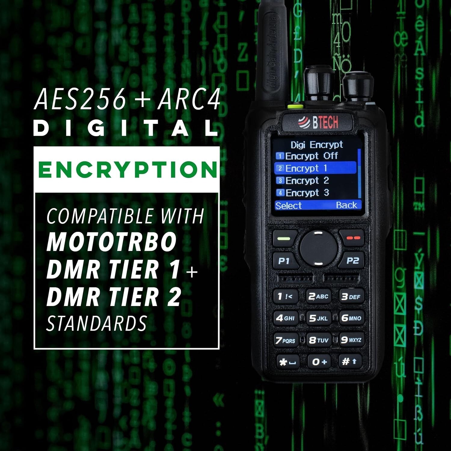 Advanced 7W VHF/UHF Two-Way Radio - Bluetooth, Waterproof & Talker Alias Feature