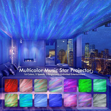 Load image into Gallery viewer, Transform Your Space: LED Galaxy Projector with Music and Timer - Relax &amp; Enjoy!