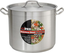 Load image into Gallery viewer, Commercial-Grade 32 Quart Stainless Steel Stock Pot with Dual Riveted Handles
