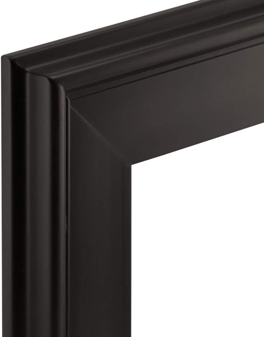 6x6 Plein Air Black Wooden Picture Frame for Art and Photos - Modern Style