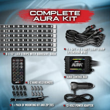 Load image into Gallery viewer, Flexible &amp; Durable Interior Car LED Lights - 6pc with Remote Control &amp; Charger