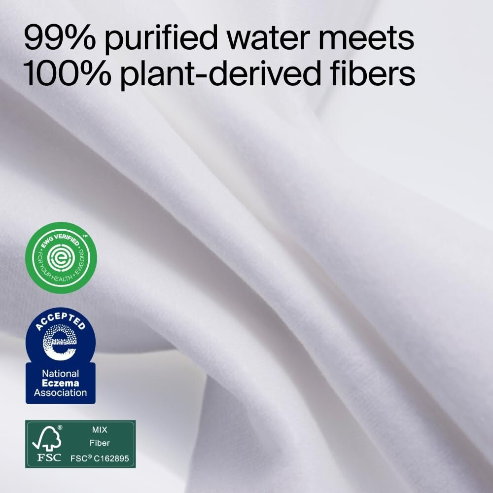 Eco-Friendly Baby Wipes for Newborns – 99% Purified Water, Dermatologist Tested