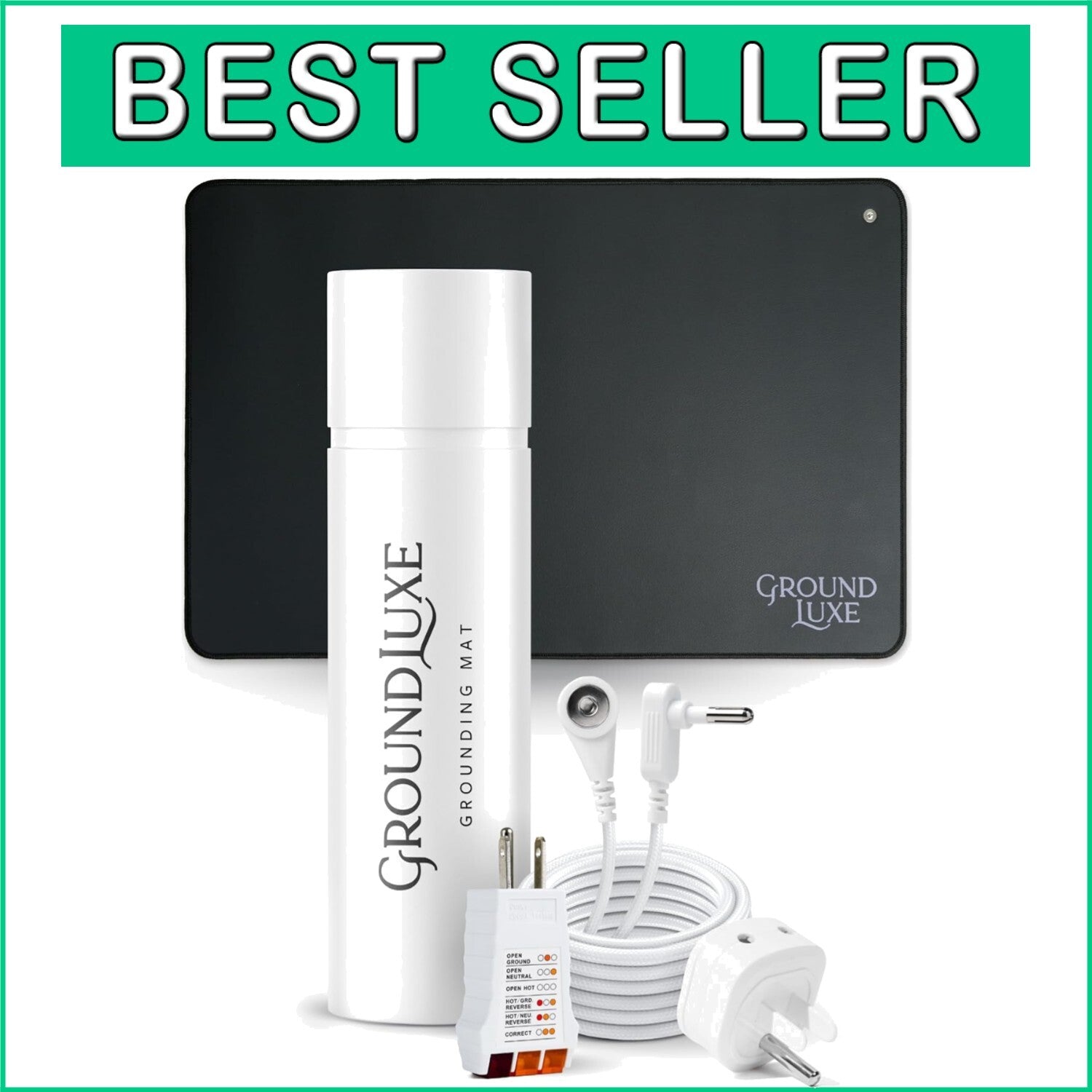 American-Owned Grounding Mat with Thick Vegan Surface - Wellness Anywhere You Go