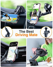 Load image into Gallery viewer, Sturdy Car Phone Holder with Adjustable Arm - Safe, Reliable, and Hands-Free