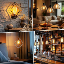 Load image into Gallery viewer, Vintage Style 12-Pack E26 Edison Bulbs - Energy Efficient Warm White Light