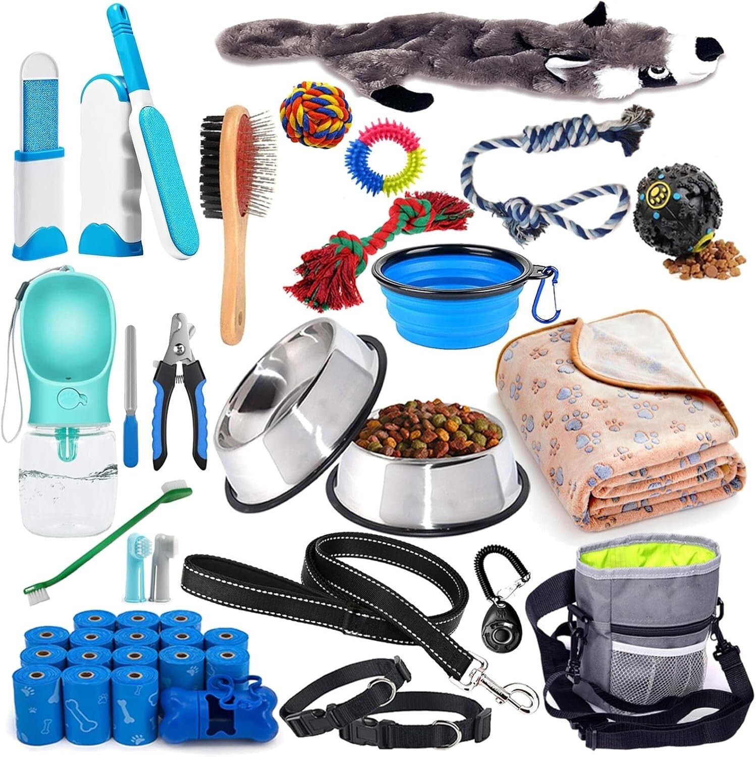 39-Piece Puppy Supplies Starter Kit - Ultimate Welcome Gift for New Dogs