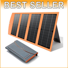 Load image into Gallery viewer, Lightweight 30W Solar Charger with Smart IC - Safe Charging in All Conditions