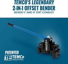 Load image into Gallery viewer, Lightweight Aluminum EMT Offset Bender - Dual Sizes Simplified for Professionals