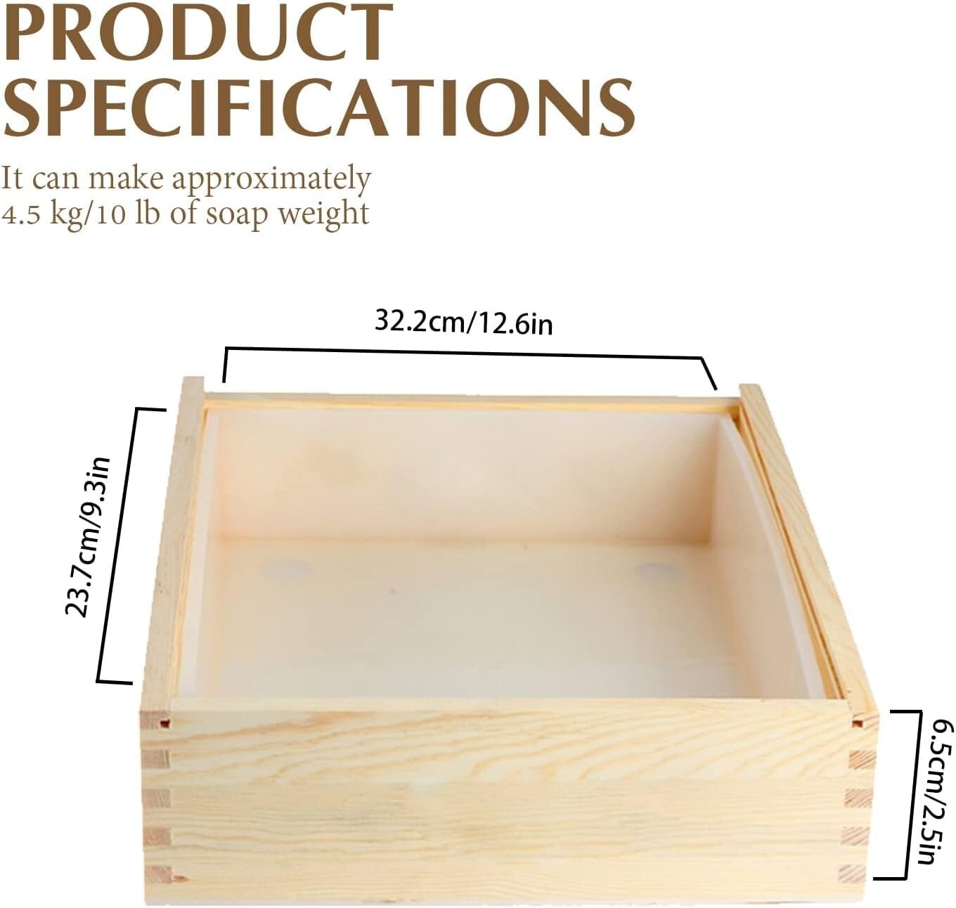 Reusable Silicone Soap Molds with Lid - 11lbs Capacity for Artisan Soap Creation