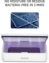 Load image into Gallery viewer, Modern UV Sanitizer Box – Keep Phones &amp; Jewelry Germ-Free with Auto-Off Safety