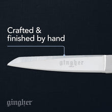 Load image into Gallery viewer, Ergonomic 8" Stainless Steel Fabric Scissors with Ambidextrous Handle and Sheath