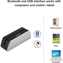Load image into Gallery viewer, Compact MSR-X6BT Wireless Magnetic Stripe Card Encoder - All OS Compatibility