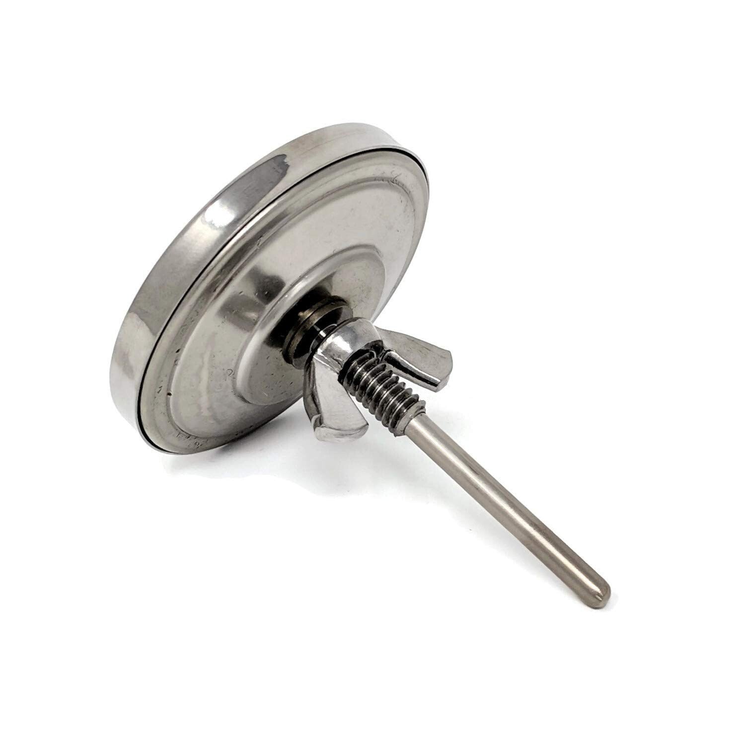 2" Analog BBQ Grill Thermometer in Stainless Steel - High-Accuracy Design