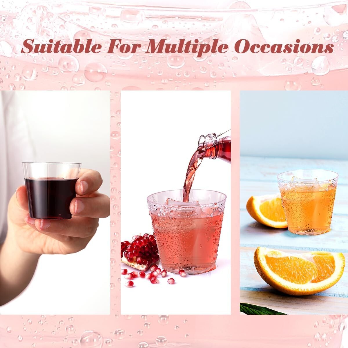 Durable 2 oz Plastic Shot Glasses - Perfect for Tastings, Celebrations & More