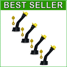 Load image into Gallery viewer, Leak-Proof 5 Gallon Gas Can Spout Replacement Kit - 4 Nozzles &amp; Caps Included