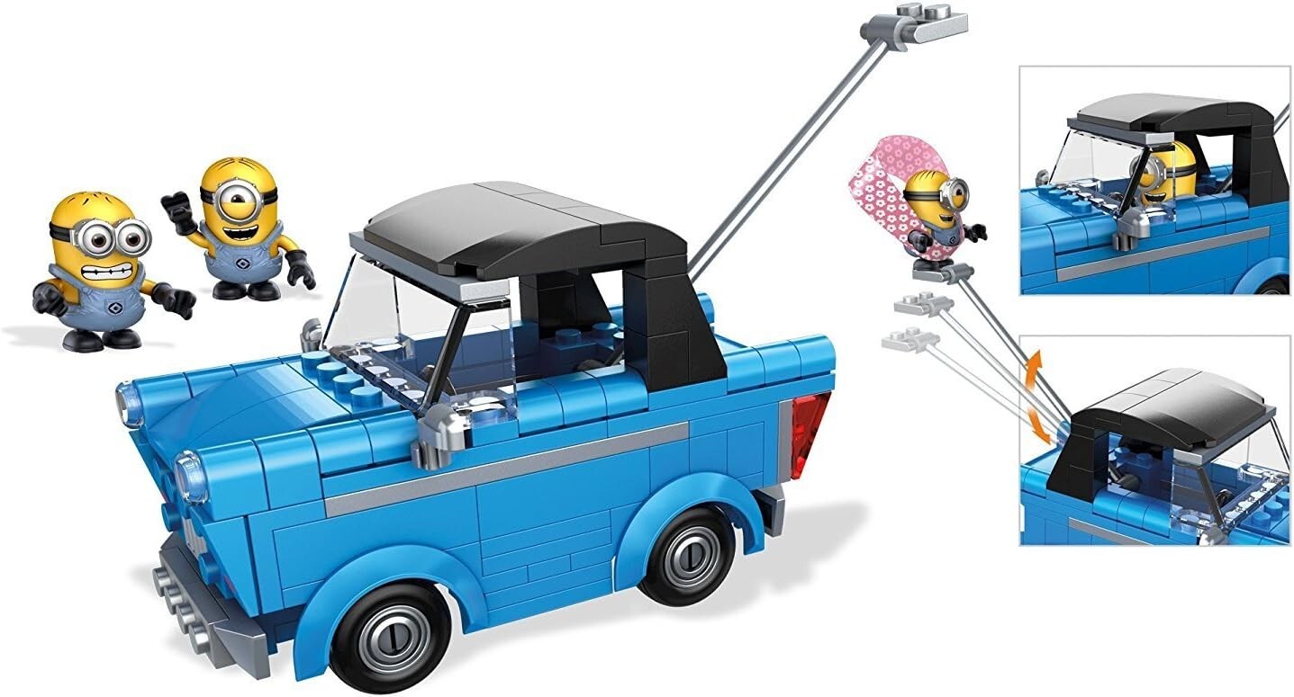 Buildable Despicable Me Motor Mischief Set with Glider Accessory for Endless Fun