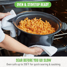 Load image into Gallery viewer, Large 6 Quart Programmable Slow Cooker with Nonstick Ceramic &amp; Keep Warm Feature