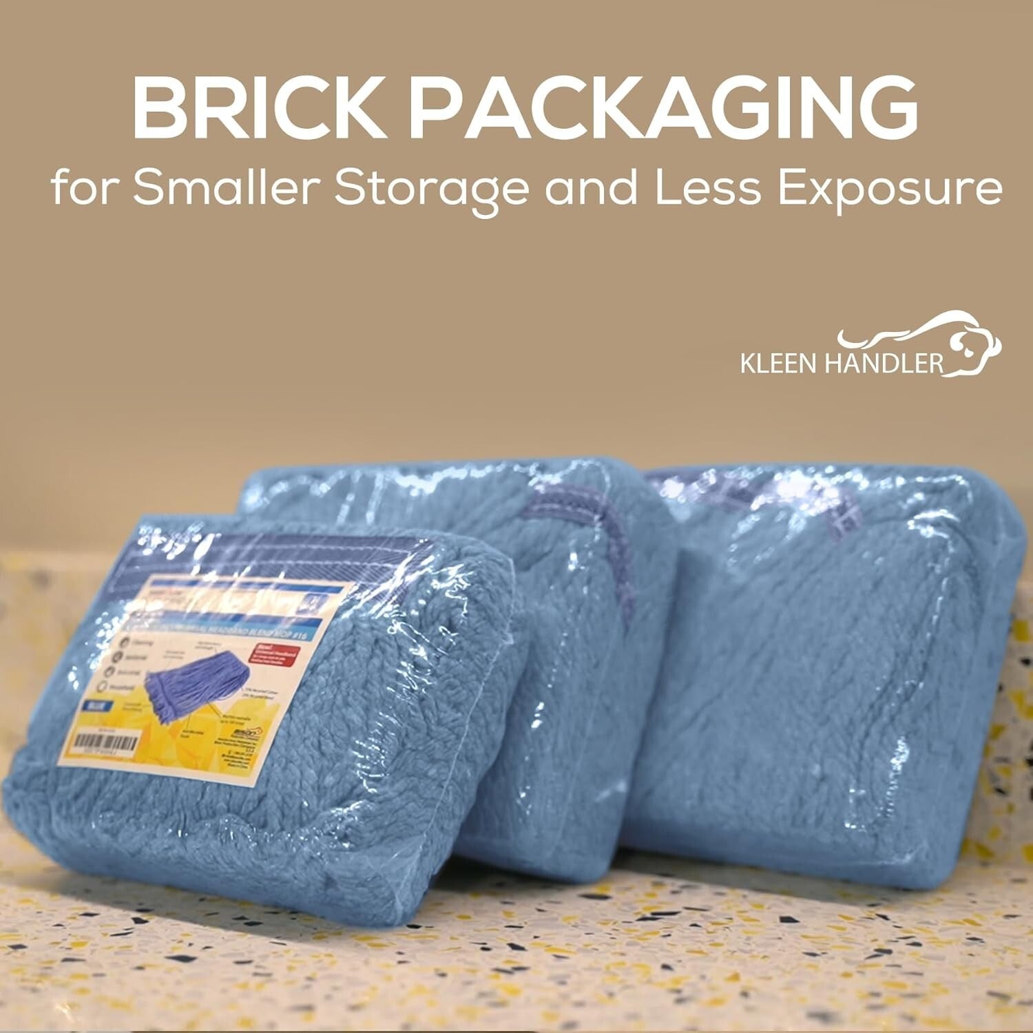 Heavy-Duty Cotton Mop Head Refill Pack of 6 - Ultimate Floor Cleaning Solution