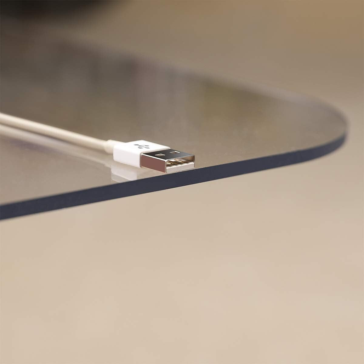 Extra Large Crystal Clear Chair Mat 59" x 47" - Protects Carpet & Hard Floors