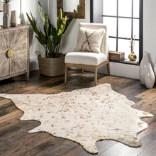 Load image into Gallery viewer, Elegant 4x5 Animal Print Area Rug - Durable &amp; Perfect for Modern Interiors